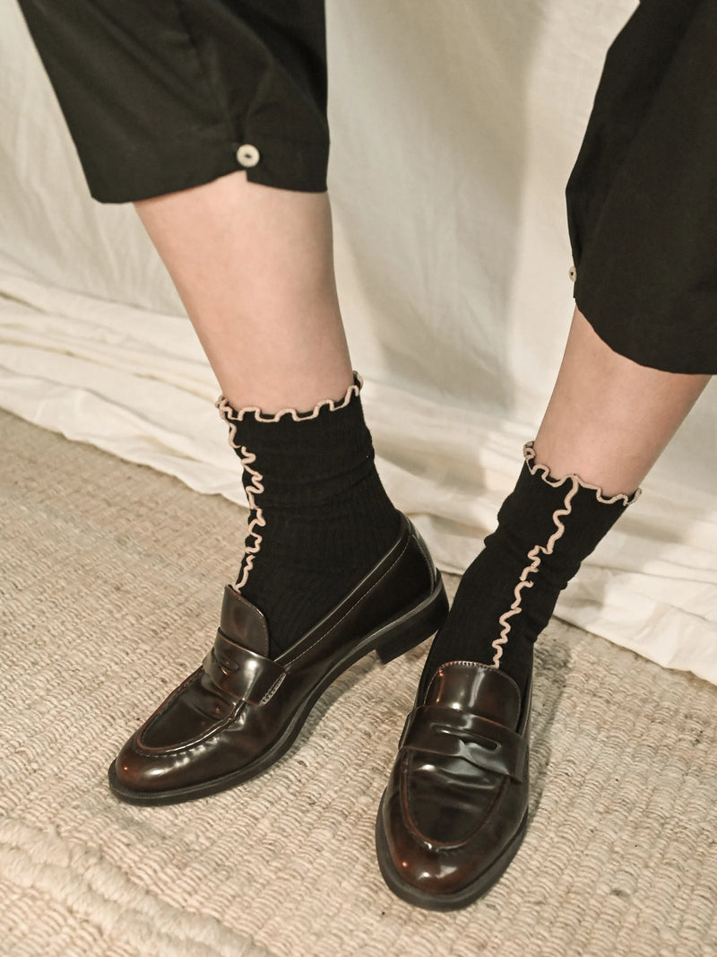 Kusama Socks 2 pack, Black