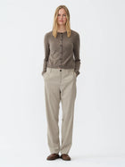 Women's O-Cardigan, Truffle