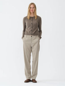 Women's O-Cardigan, Truffle