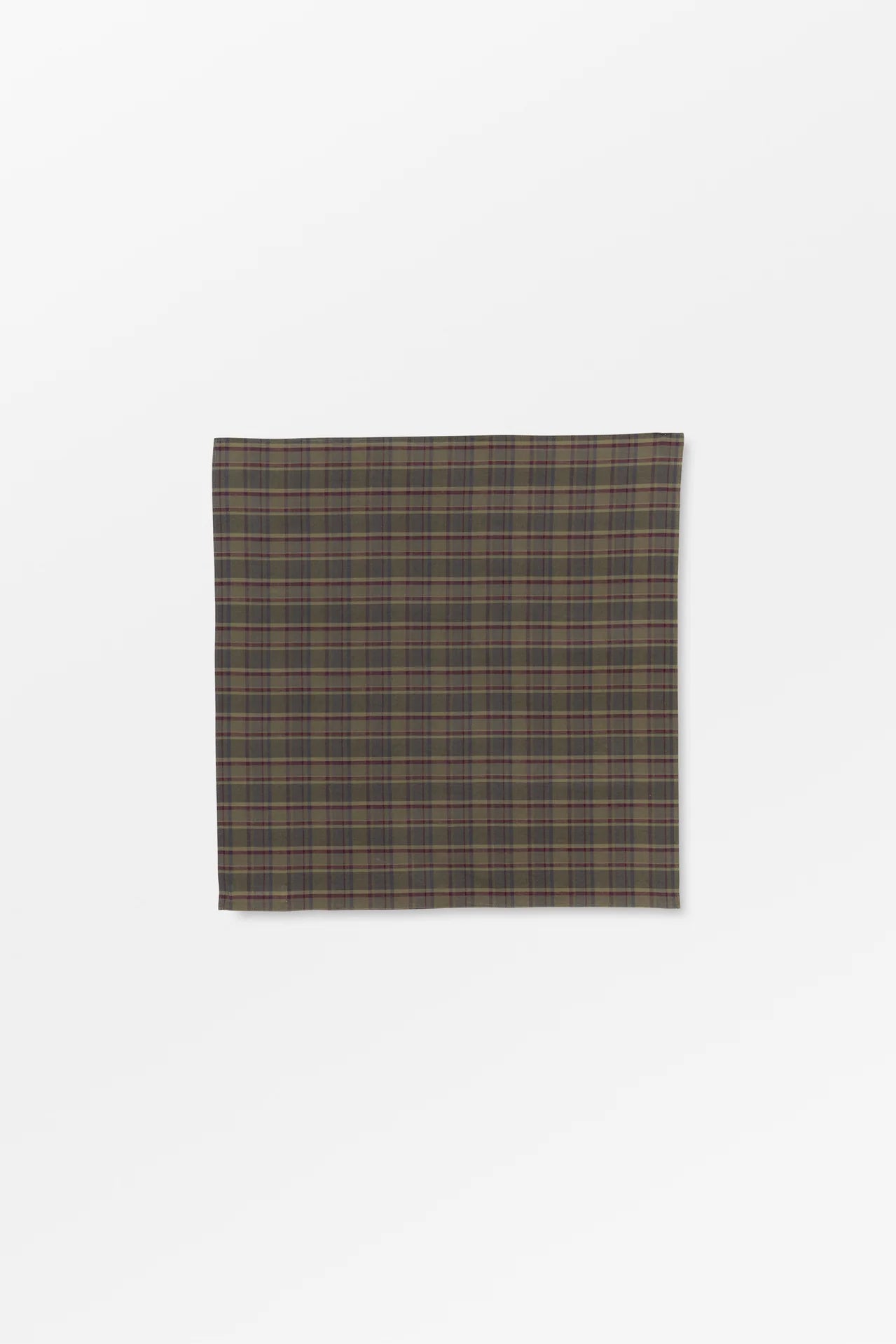 Pluie Scarf, Green/red check