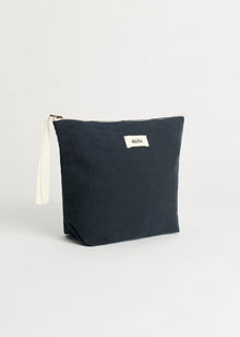 Pouch Linen, Navy