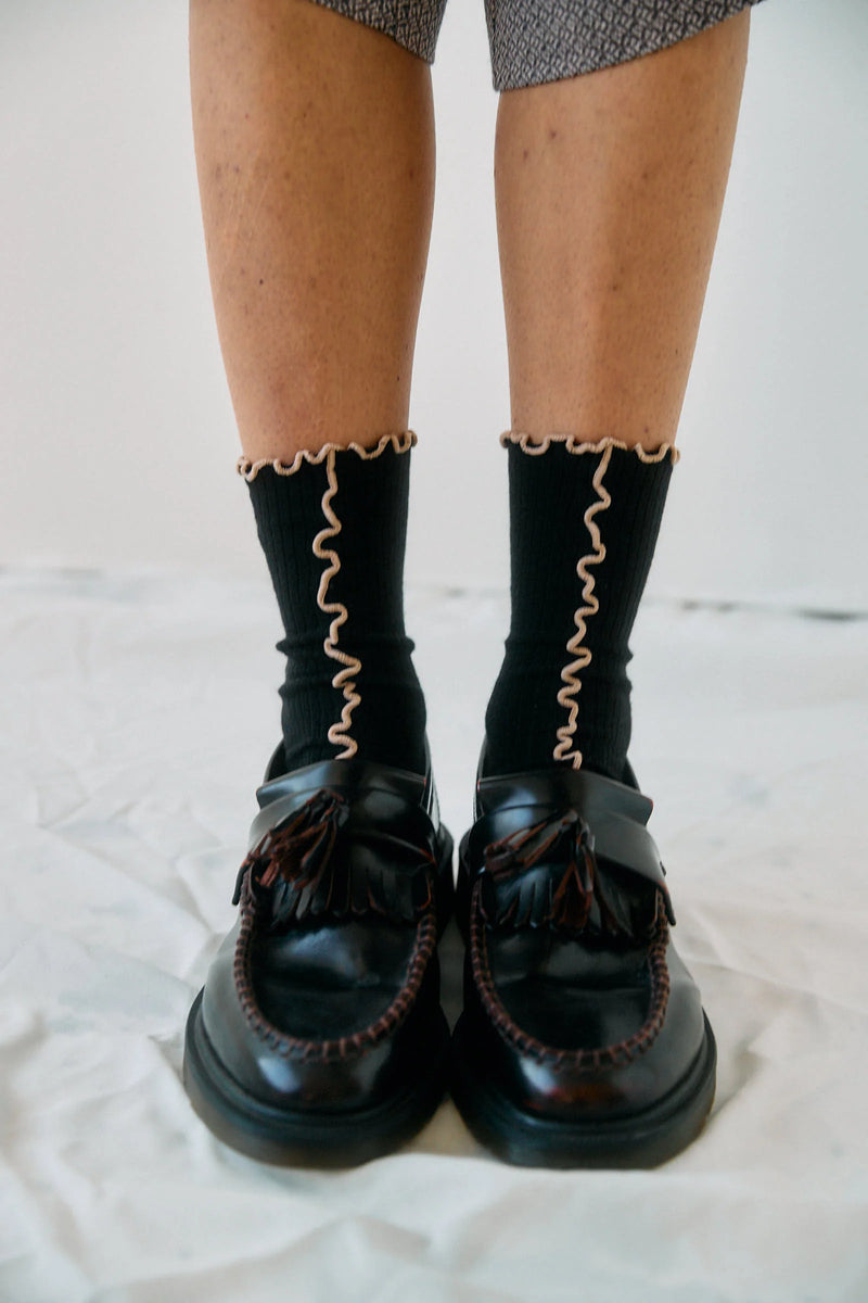 Kusama Socks 2 pack, Black
