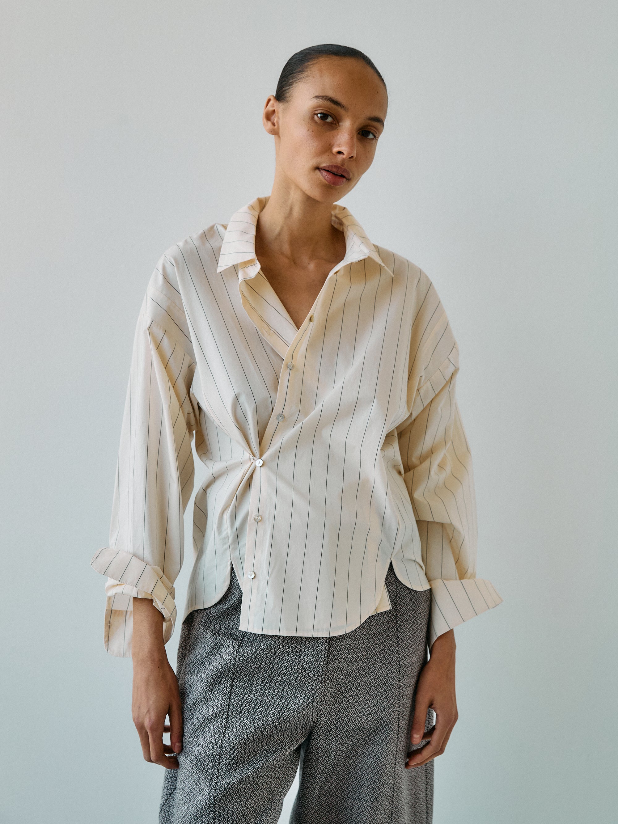 Beatrice Pinstripe Shirt,