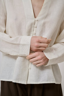 Ridge ls shirt, White Sand