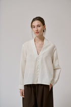 Ridge ls shirt, White Sand