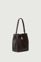 Bello Bag, Marron Foncé Croc (Brun Croc)