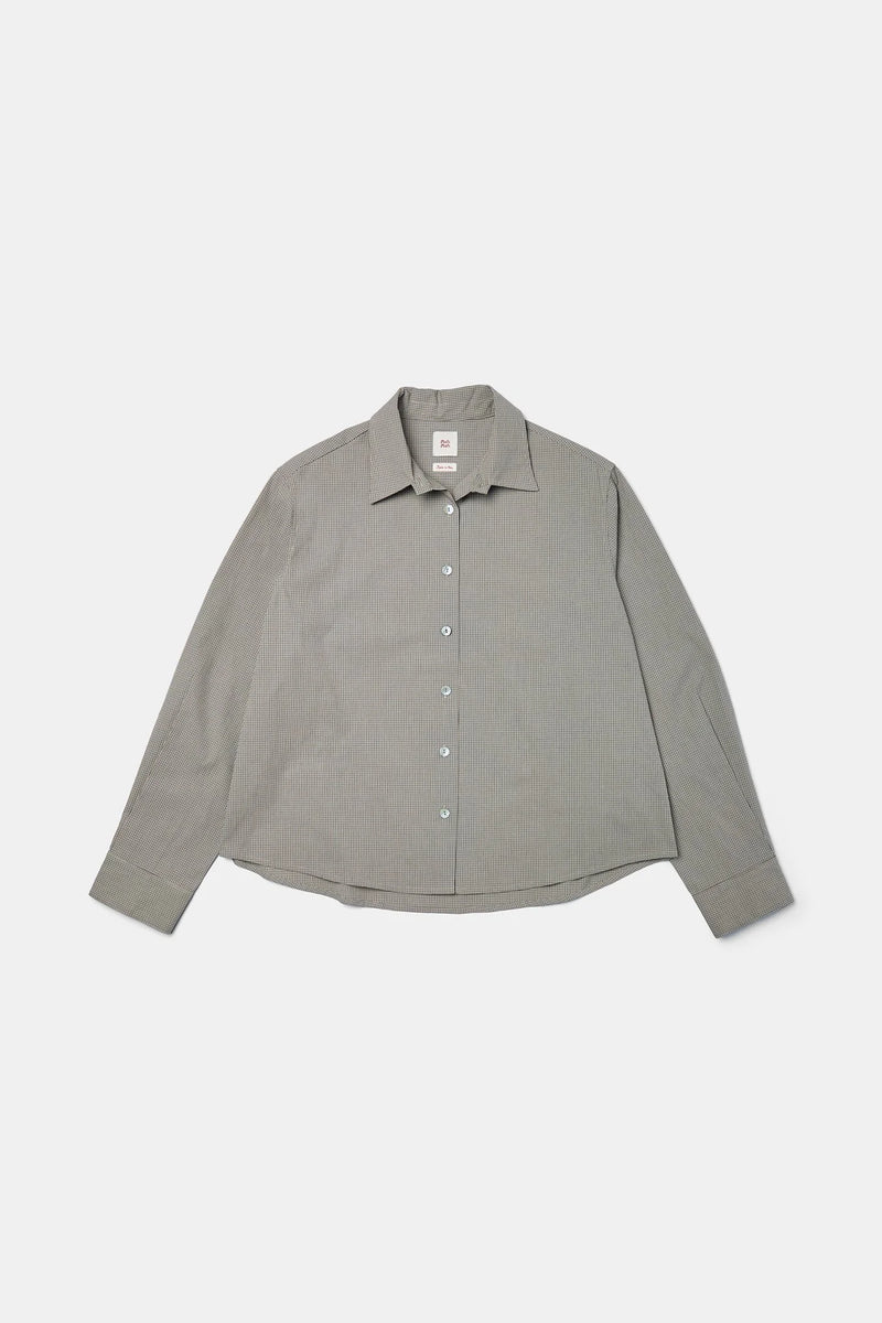 Signe Shirt, Blue mini Check