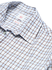 Signe Shirt, White/Brown Check