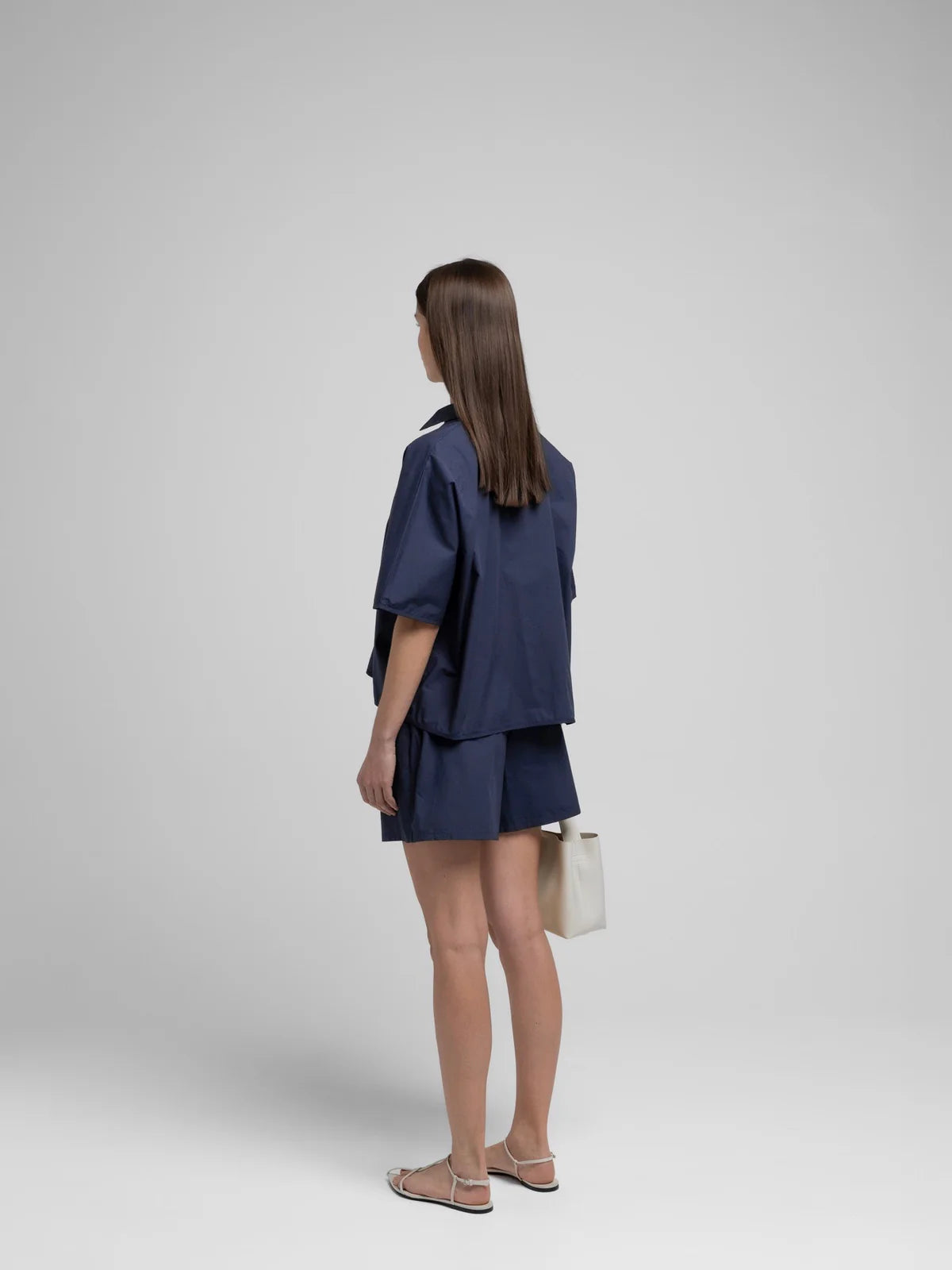 OCEAN POPLIN SHORTS, DARK NAVY