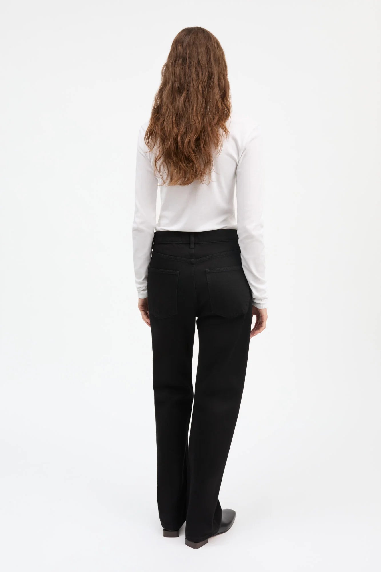 Sharon Straight Jeans, Black