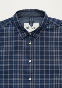 Shirt Check 3195, Mix Navy