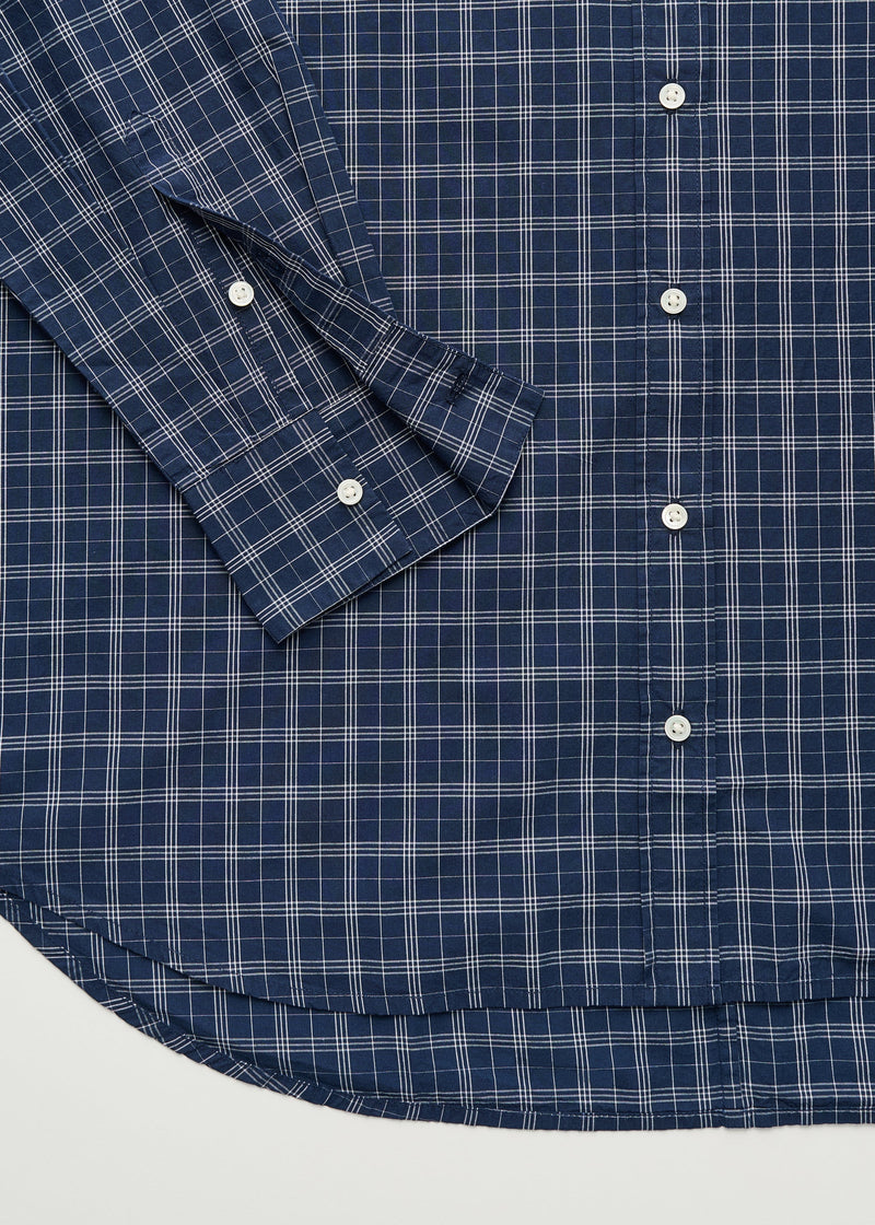 Shirt Check 3195, Mix Navy