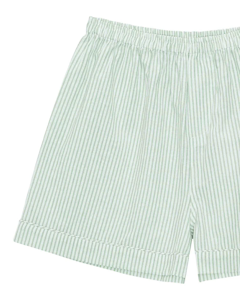 Boxer Shorts, Green Stripes