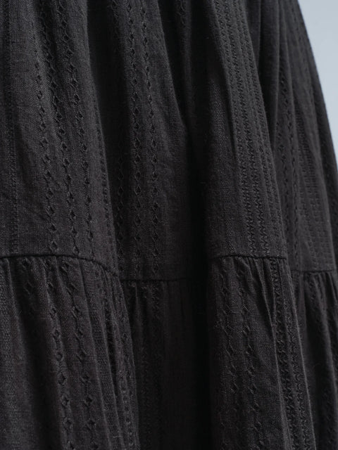 Siena Dobby Skirt, Black