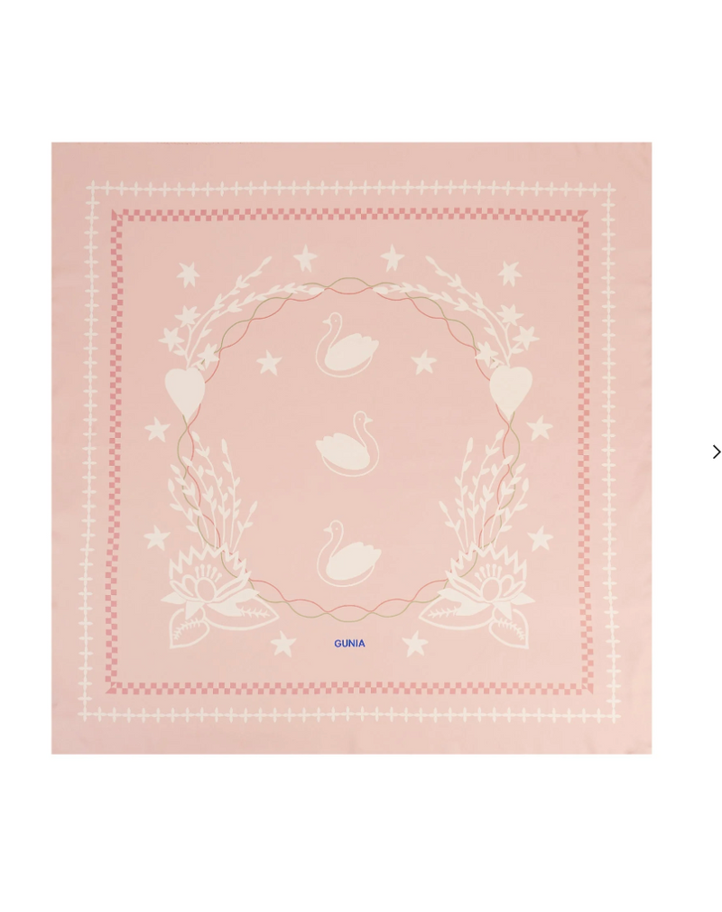 Lybid Silk scarf, Pink 55x55 cm