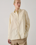 Carlotta Shirt, Yellow / Ecru