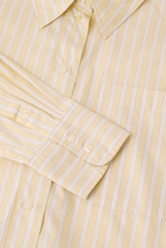 Carlotta Shirt, Yellow / Ecru