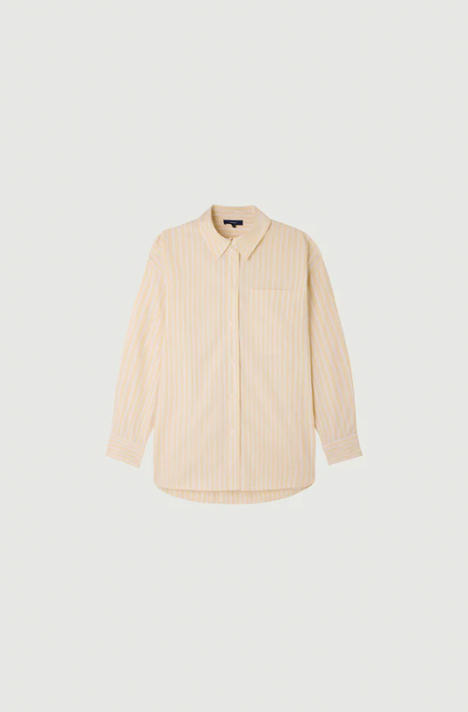 Carlotta Shirt, Yellow / Ecru