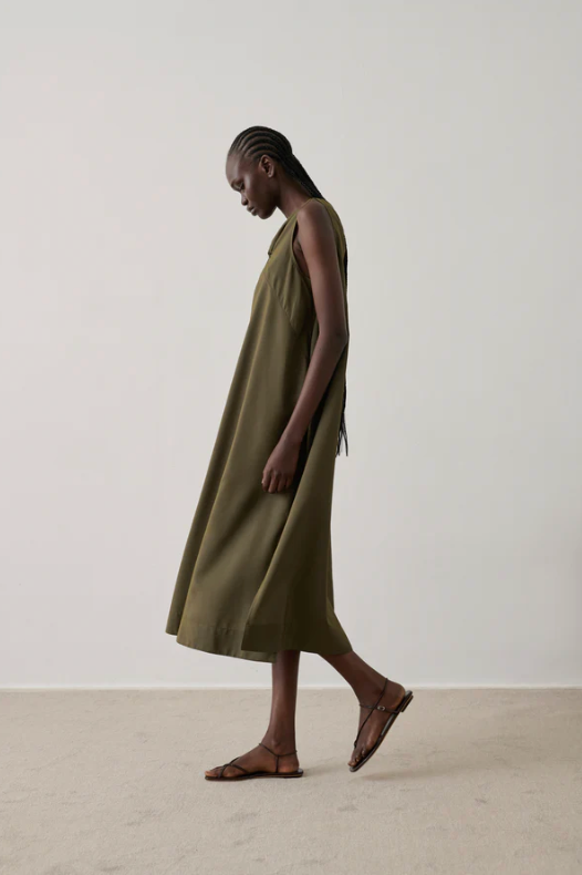 Emna Dress, Kaki