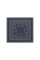 Skall floral scarf 55x55, Midnight Navy