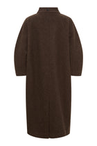 Thyme long wool coat, Brown