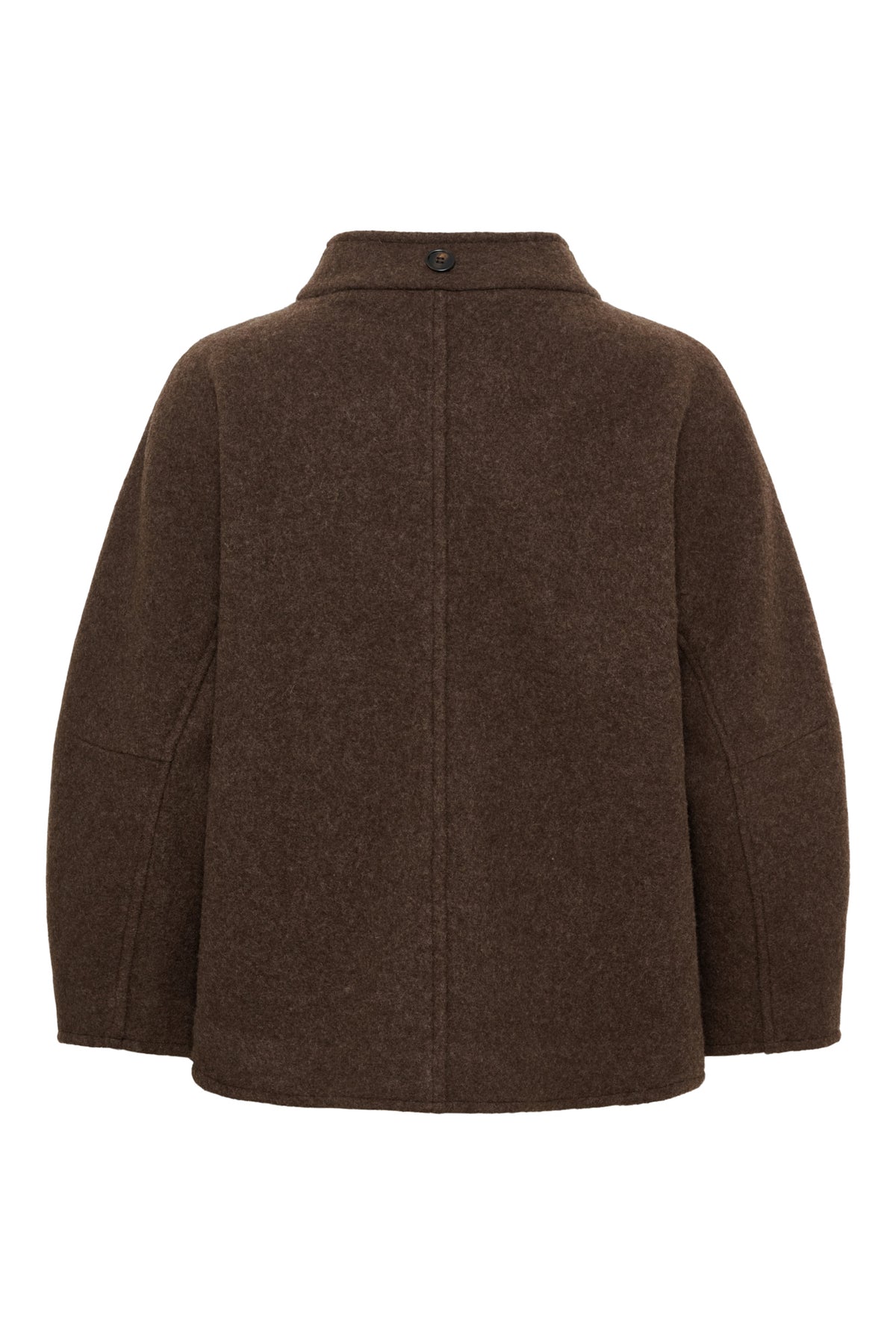 Thyme short wool coat, Brown