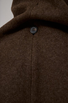 Thyme wool scarf, Brown