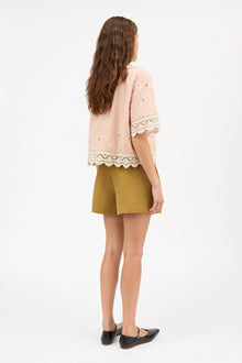 Talia shirt, Antique Rose