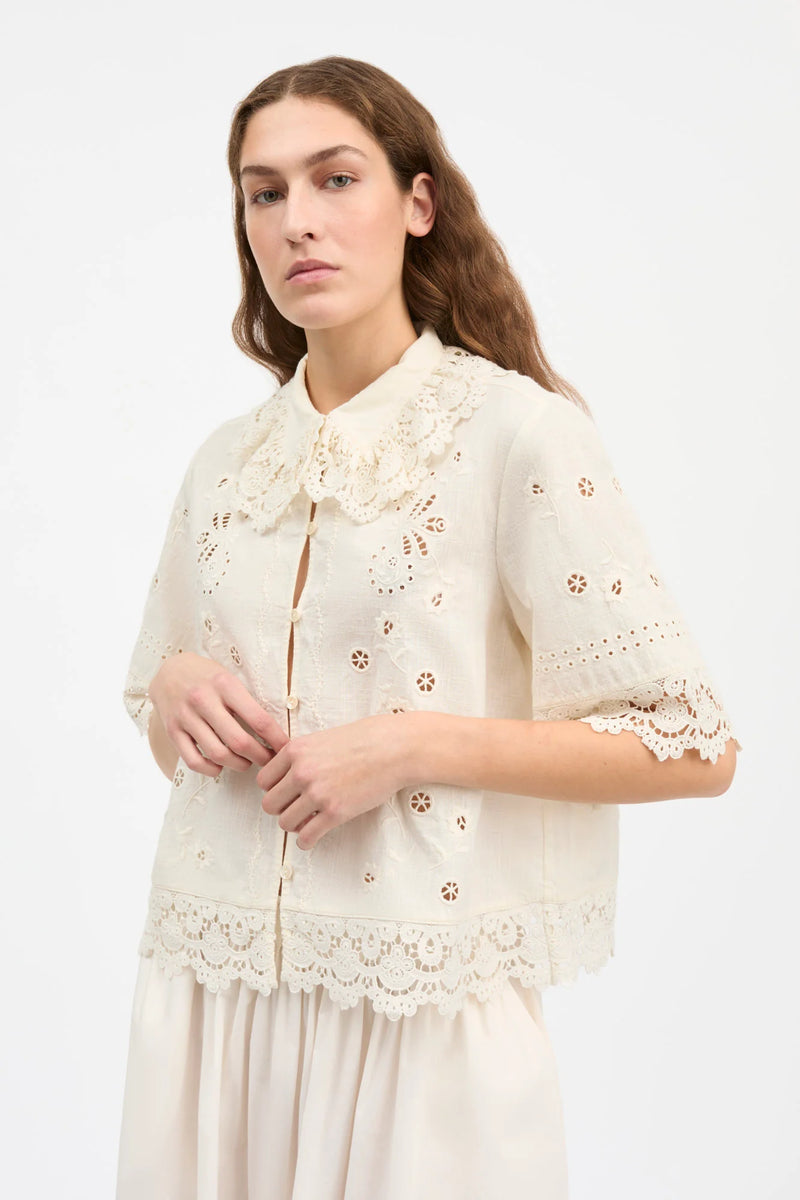 Talia shirt, Antique White