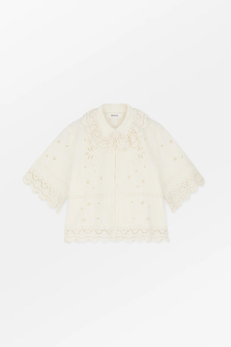 Talia shirt, Antique White