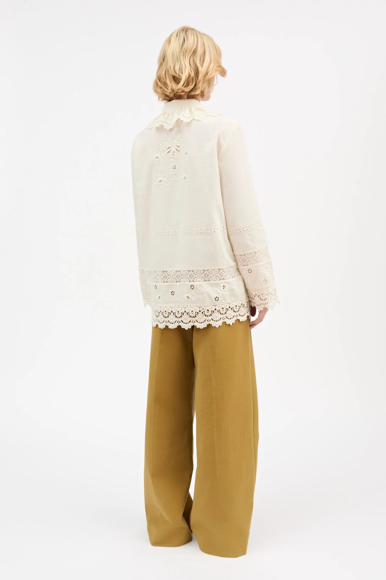 Tallulah shirt, Antique White