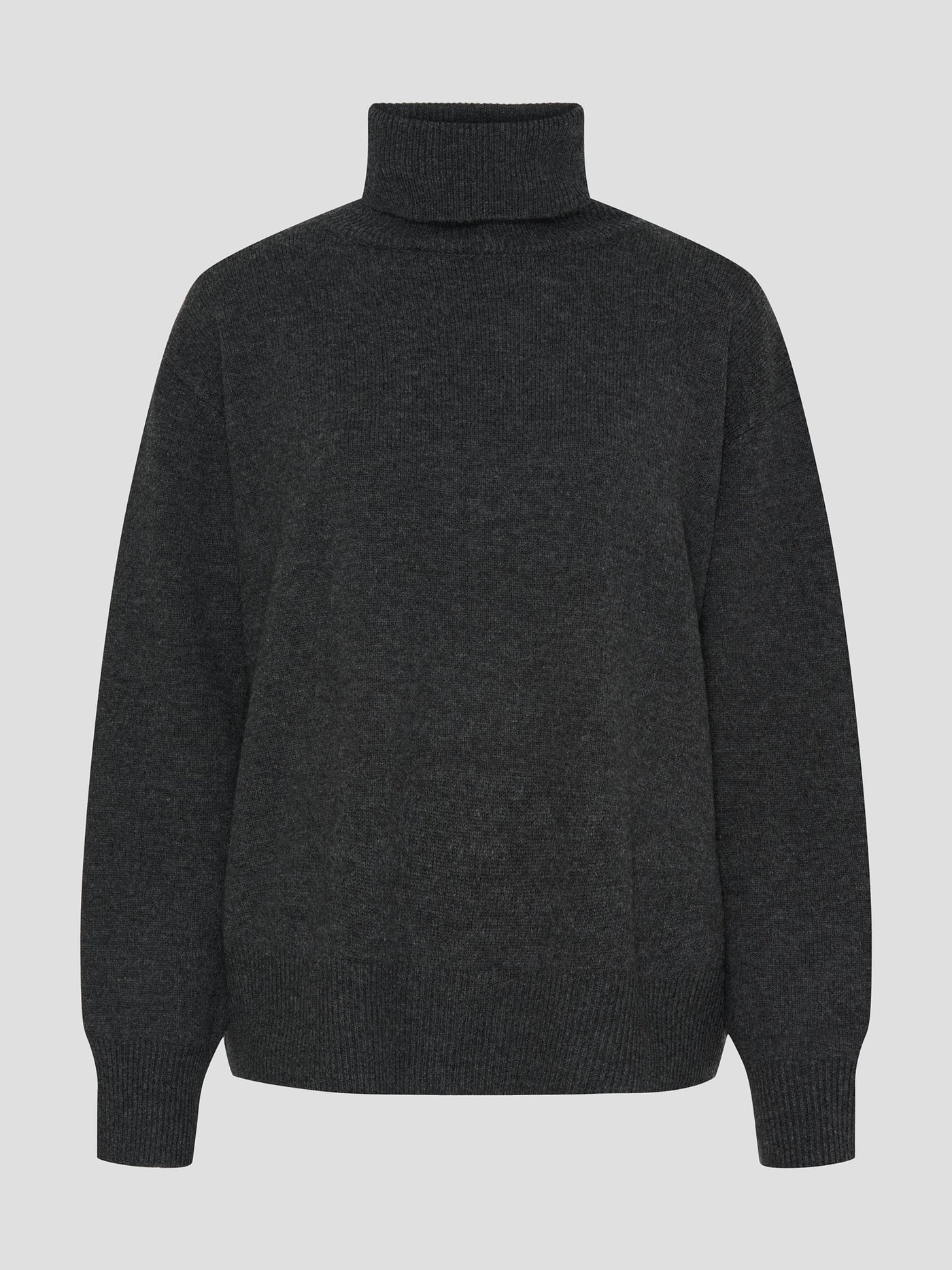Vigga Rollneck, Dark Grey Melange