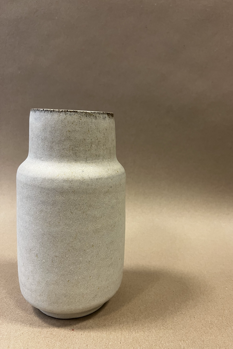 Unika vase, lys grå 20 cm