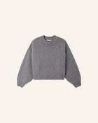 Spero sweater i Mid Grey – produktbillede