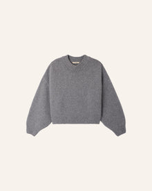 Spero sweater i Mid Grey – produktbillede