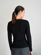 Waves LS Tee sort detalje