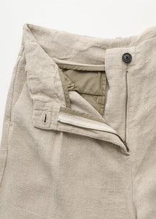 Willy Pant Heavy Linen, Pure Natural
