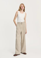 Willy Pant Heavy Linen, Pure Natural