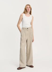 Willy Pant Heavy Linen, Pure Natural