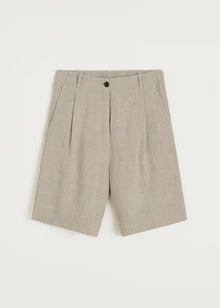 Willy Shorts Heavy Linen, Pure Natural