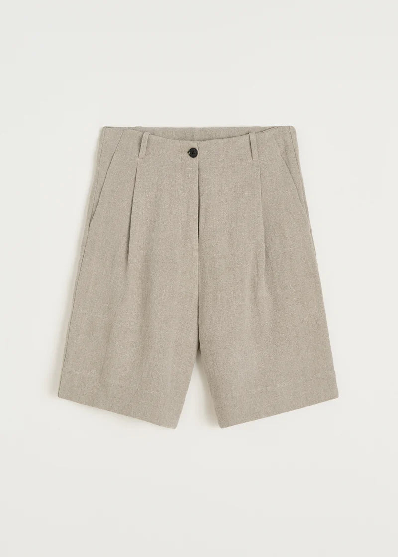 Willy Shorts Heavy Linen, Pure Natural