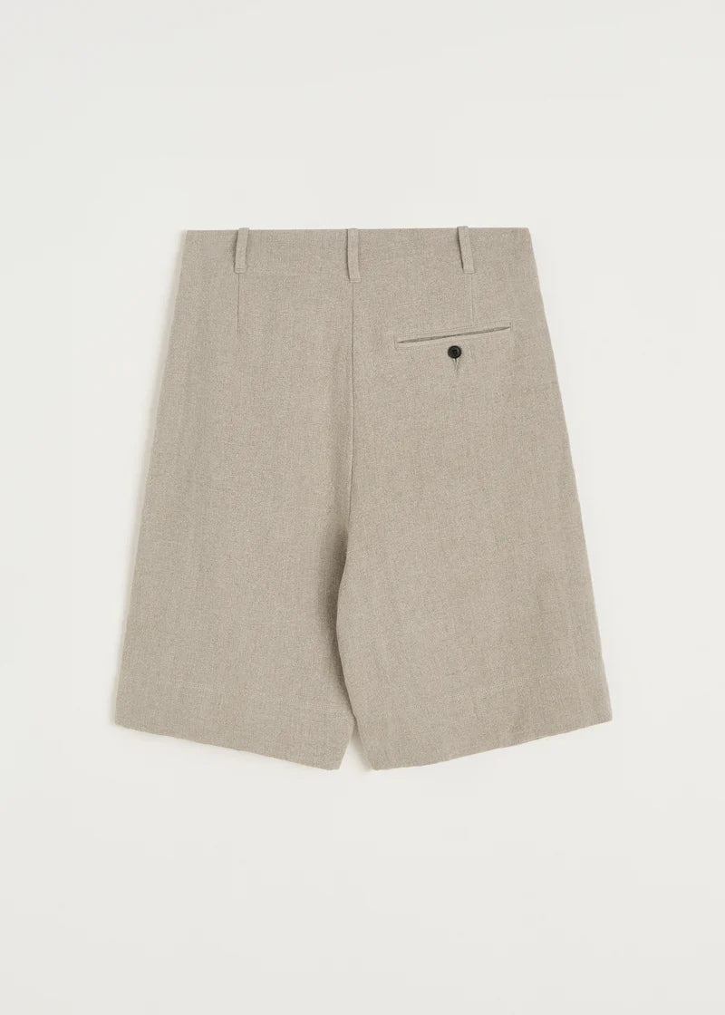 Willy Shorts Heavy Linen, Pure Natural