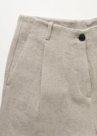 Willy Shorts Heavy Linen, Pure Natural