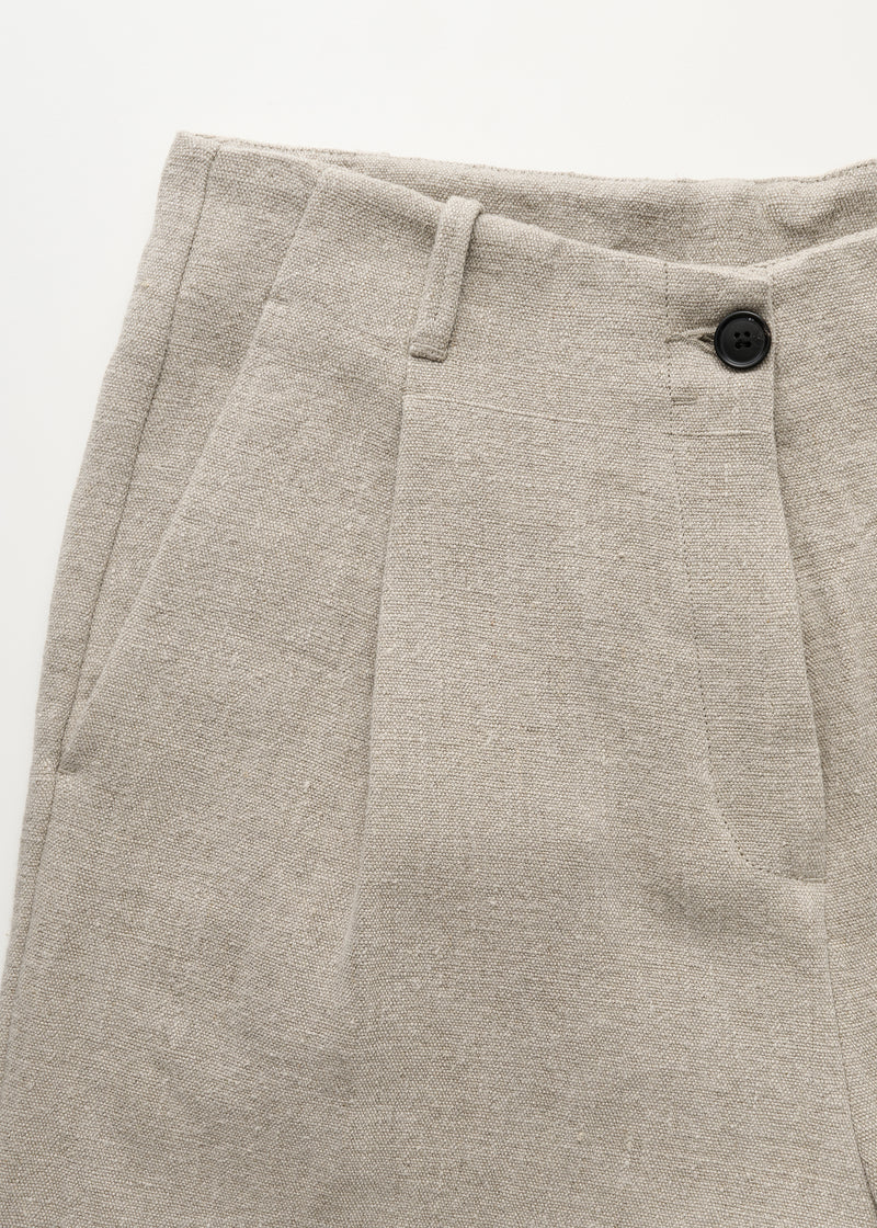 Willy Shorts Heavy Linen, Pure Natural