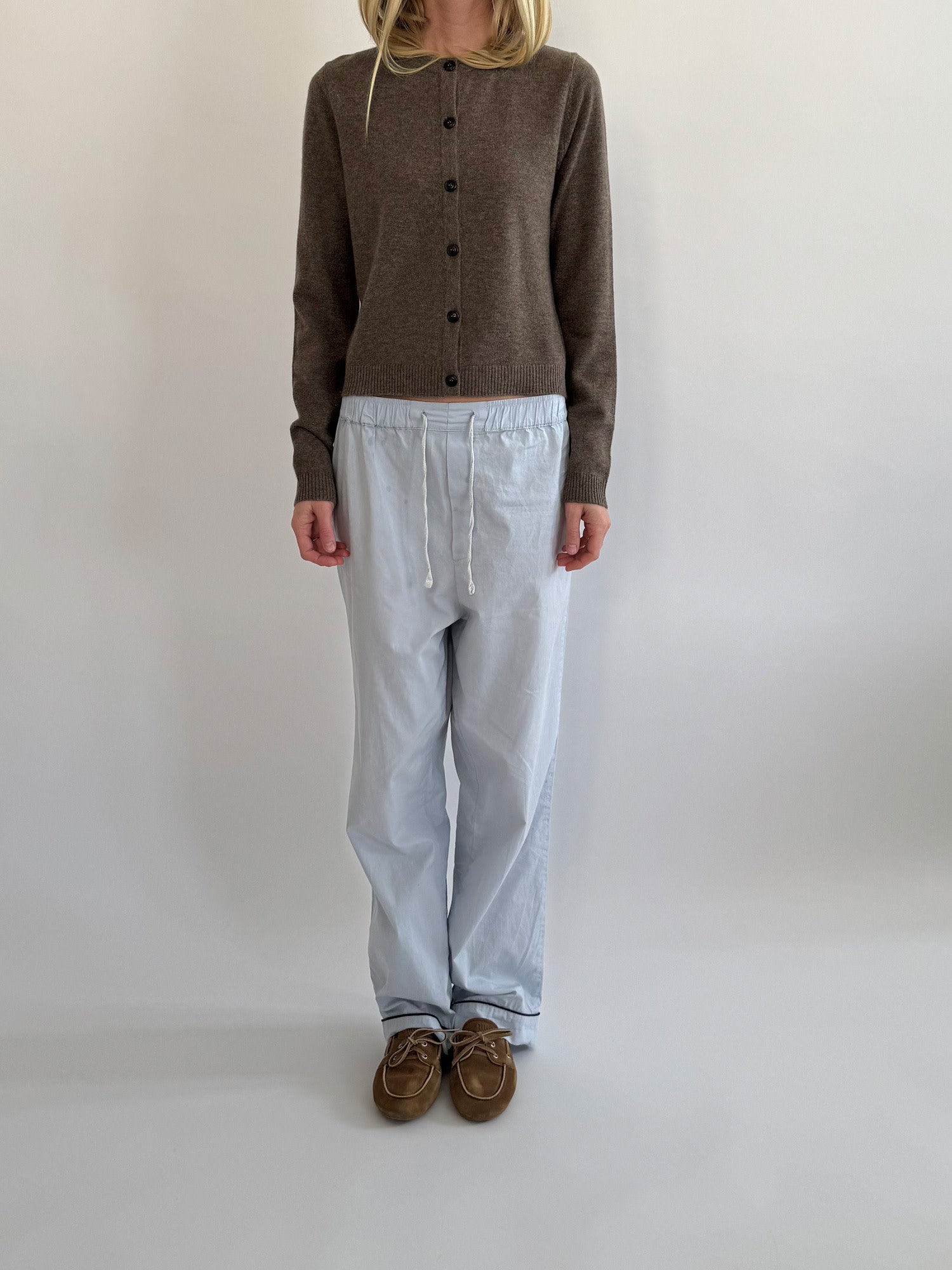 Women's O-Cardigan, Truffle