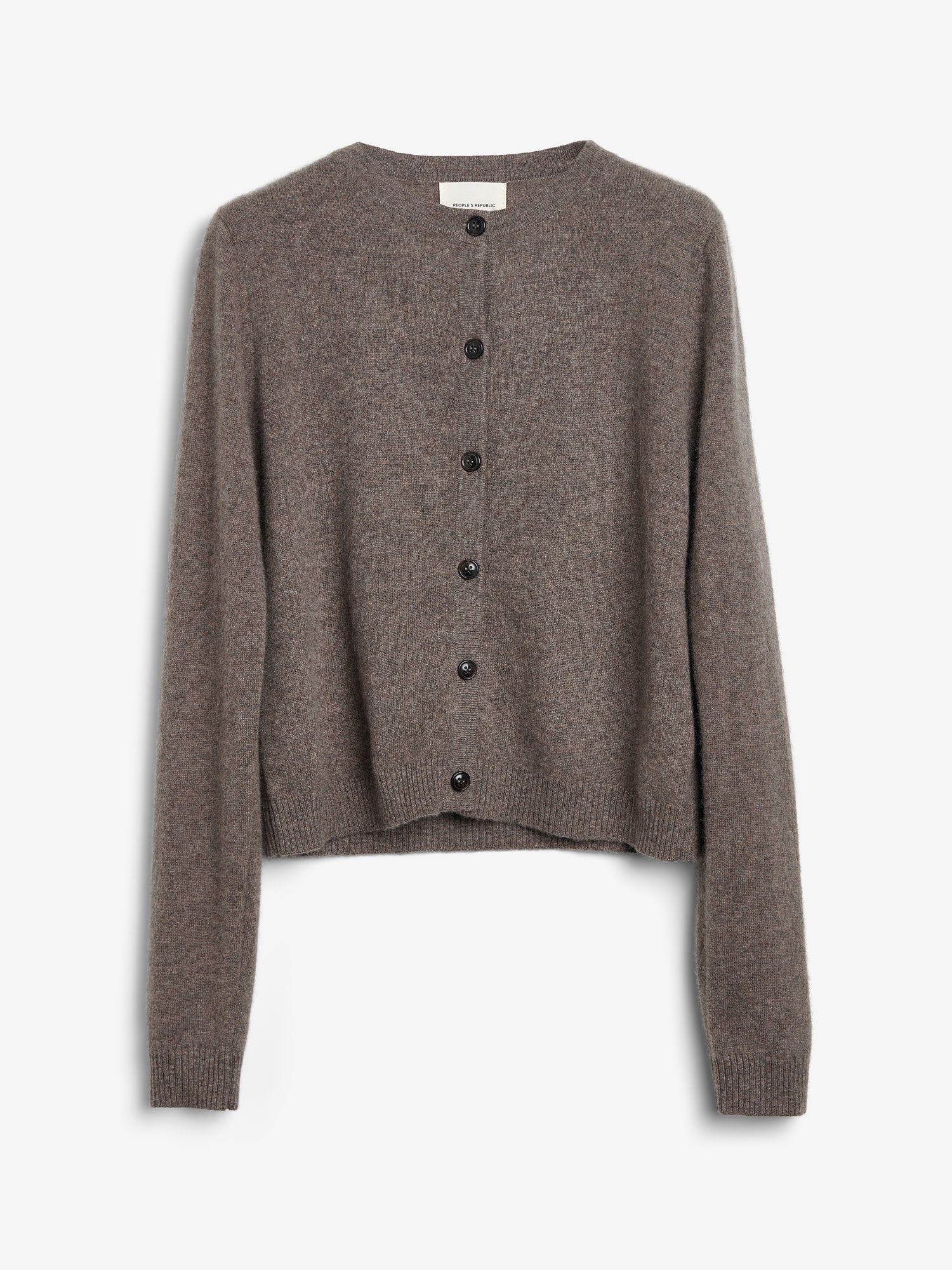 Women's O-Cardigan, Truffle