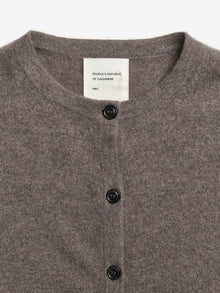 Women's O-Cardigan, Truffle