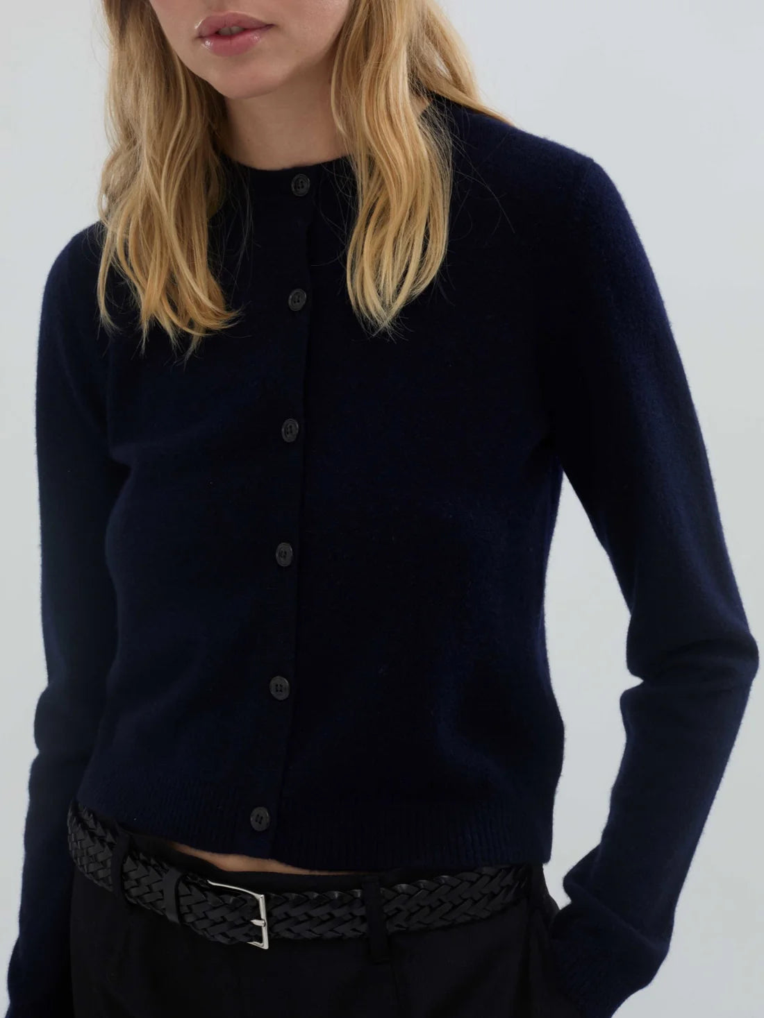 Women's O-Cardigan, Navy