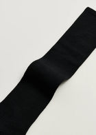 Wool knee socks, Black