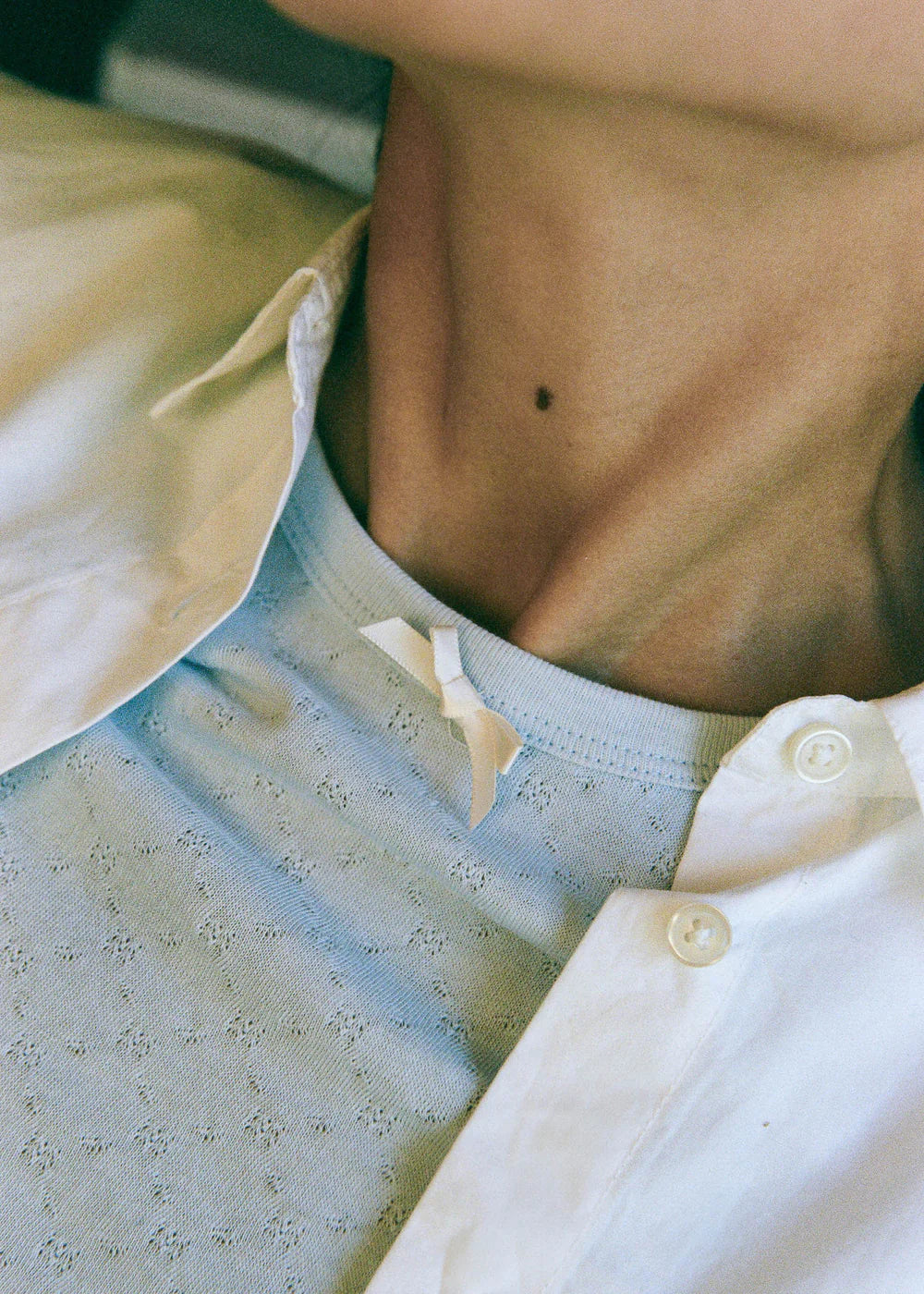 Messhu tee, Light Blue